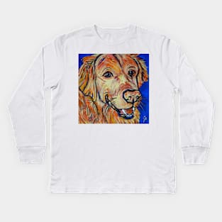 Golden Retriever Kids Long Sleeve T-Shirt